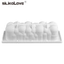 SILIKOLOVE 3D Cloud Series Silicone Mold Art Cake Mould DIY Homemade Baking Tools Bubble Spiral Desserts Mousse Mold
