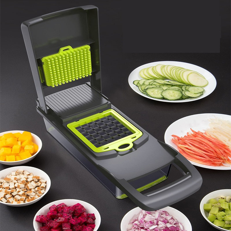 Vegetable Fruit Slicer Grater Cutter Peeler Multifunctional Potato Carrot Shredders Chopper Drain Basket For Kitchen Accessories