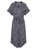 Spring Summer Ladies Bandage Dress Women Casual Medium Long Sleeve Button Floral Print Holiday Style Chic Dress Female 2022 New