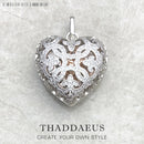 Anhänger Liebe Herz Medaillon Mode Glam 925 Sterling Silber Schmuck Europa Stil Accessoires Seele Geschenk für Frau