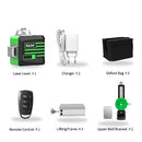 HILDA Nivel láser 12 líneas Nivel 3D Autonivelación 360 Cruz horizontal y vertical Nivel láser verde súper potente