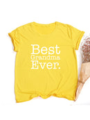 Bestes Oma-T-Shirt Bestes Mama-T-Shirt Geschenk für neues Grammy-niedliches Muttertags-T-Stück Lustige Großmutter-T-Shirts Kleidung