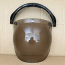 Soman cara abierta casco Visor burbuja Flip Up motocicletas Visor capacete lente casco accesorios BV01