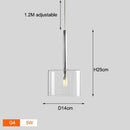 Modern Glass Pendant Lights Minimalist Dining Room Bar Bathroom Bedroom Hanging Lamps For Ceiling Dining Table Pendant Lighting