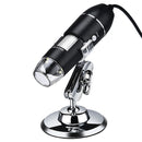 1 Pc Portable 1600X Zoom 8 LED USB Digital Electronic Microscope for Android Phone PC Repair Tablet Magnifier Ratio with Stand