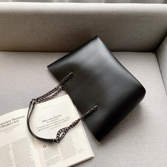 Handtaschen für Bürofrauen Designer PU-Leder-Umhängetaschen für Frauen 2022 High Capacity Luxury Female Large Umhängetasche
