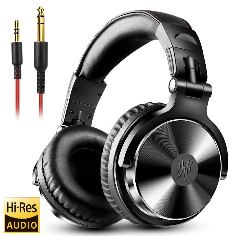 Oneodio Pro10/30/50 Wired Headphones Professional Studio DJ Headphone with Microphone Over Ear Monitor Recording Stereo Headsets