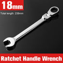 Combination Ratchet Wrench, with Flexible Head, Dual-purpose Ratchet Tool, Ratchet Combination Set. Car Hand Tools