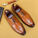 Desai 2022 New Men Dress Handmade Shoes Genuine Leather Male Oxford Italian Classic Vintage Lace-up Men&