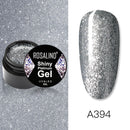 ROSALIND Gel Nail Polish Set Shiny Platinum Nails Art For Manicure Nail Gel Lak UV Colors Top Base Coat Primer Hybrid Varnishes