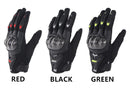Guantes de motocicleta SOMAN, guantes de cuero de fibra de carbono para montar en Moto, guantes de protección para motocicleta para hombre, guantes de Motocross, Moto Luvas MG19