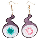 Toilet Bound Hanako Kun Yugi Amane Earrings Cosplay Acrylic Cute Wildfire Earring Ear Stud Costume Accessories