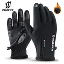 Motorcycle Gloves Moto Gloves Winter Thermal Fleece Lined Winter Water Resistant Touch Screen Non-slip Motorbike Riding Gloves