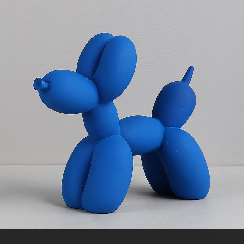 Neue Mode Harz Ballon Hund Handwerk Skulptur Kreative Geschenke Moderne Einfache Hauptdekorationen Statuen 8 Farben Desktop Ornament