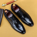 Desai 2022 New Men Dress Handmade Shoes Genuine Leather Male Oxford Italian Classic Vintage Lace-up Men&