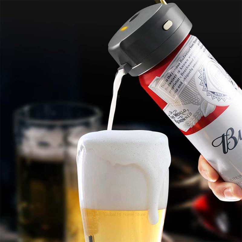 Portable Electric Beer Dispensers 40000 Times/s Ultrasonic Vibration Special Purpose For Bottled &amp; Canned Beer Foam Machine