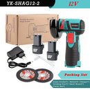 YIKODA 12V Brushless Mini Angle Grinder Cordless Polishing Grinding Machine Diamond Cutting Electric DIY Power Tools