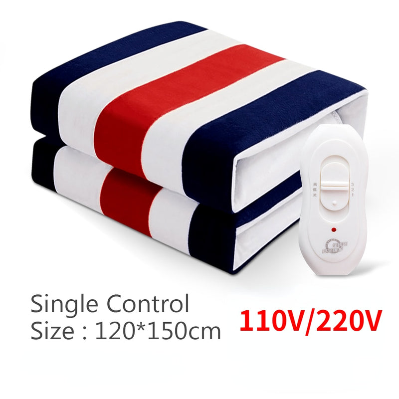 Electric Heated Blanket 220V Thicker Heating Blanket Thermostat Carpet For Double Body Winter Warmer Sheets Electric Mattress