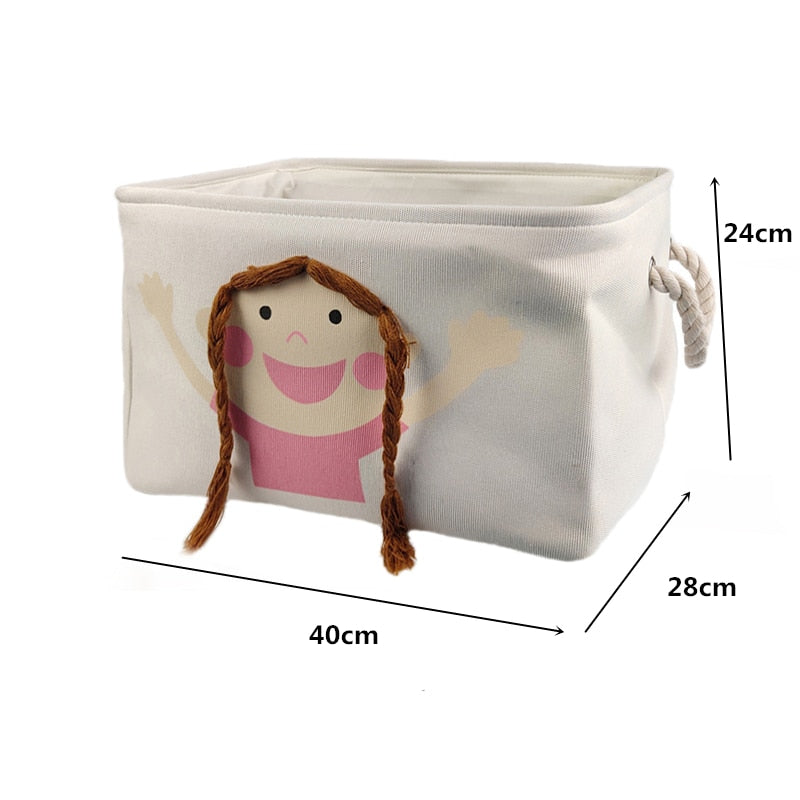 Baby-Wäschekorb, niedlicher Dinosaurier, faltbarer Spielzeug-Aufbewahrungseimer, Picknick, schmutzige Kleidung, Korb, Box, Leinwand, Organizer, Cartoon-Tier