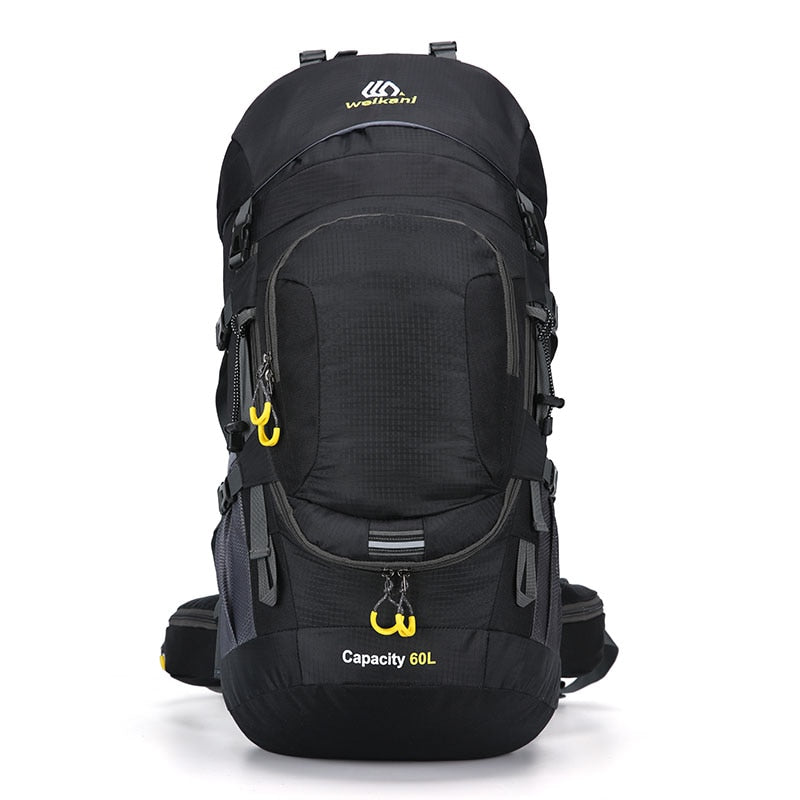 Mochila al aire libre bolsa de camping 50/60l hombres con reflejo de luz mochila de viaje impermeable hombre camping senderismo bolsas mochila deportes