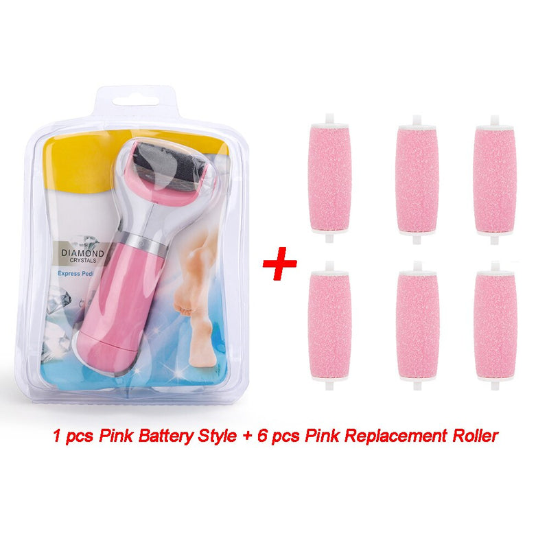 Electric Foot File Care Tool Feet Hard Dead Skin Removal Battery Power Foot USB Exfoliator Heel Callus Remover Pedicure Device