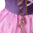 Girls Rapunzel Dress Kids Summer Tangled Fancy Princess Costume Children Disguise Birthday Carnival Halloween Party Clothes 2-8T