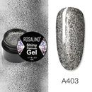 ROSALIND Gel Nail Polish Set Shiny Platinum Nails Art For Manicure Nail Gel Lak UV Colors Top Base Coat Primer Hybrid Varnishes