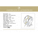 Lotus Fun Elegant Little Daisy Flower Adjustable Rings for Women Real 925 Sterling Silver Luxury 18K Gold Jewelry 2022 Trend New