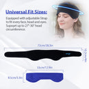 Paquete de hielo reutilizable para la cabeza para el alivio de la migraña, envoltura de Gel, terapia de compresión en frío y caliente para el dolor de muelas, inflamación, alivio del dolor por estrés