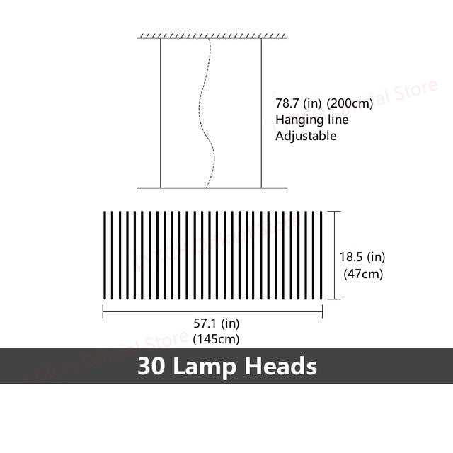 Iluminación de araña de techo moderna Lámparas de isla de cocina LED Iluminación de salón Accesorios para el hogar Comedor nórdico Bar Luces colgantes