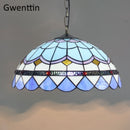 Vintage Tiffany Pendelleuchten Mittelmeer Barock Buntglas Hängelampe Led Küchenleuchten Home Loft Decor