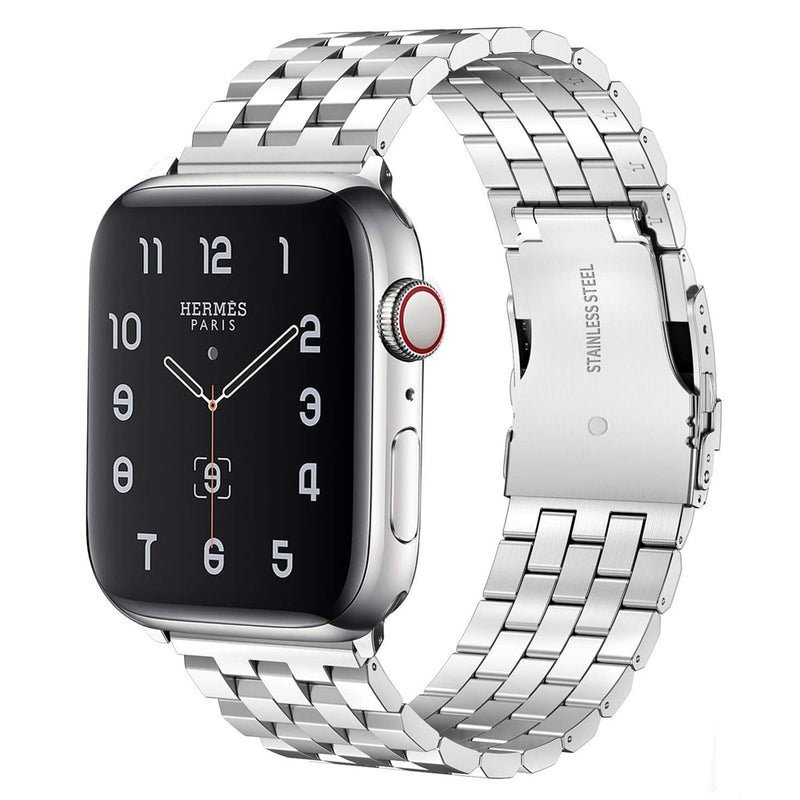 Armband für Apple Watch 6 SE 7 8 Ultra Bands 44 mm 42 mm 40 mm 38 mm 41 mm 45 mm 49 mm Edelstahlband für iWatch 5/4/3/2/1 Strap