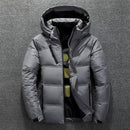Winter Warme Männer Jacke Mantel Lässig Herbst Stehkragen Puffer Dicker Hut Weiße Ente Parka Herren Winter Daunenjacke Mit Kapuze