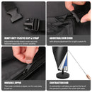 Waterproof Oxford Cloth Outdoor Sunshade Umbrella Cover Garden Weatherproof Patio Cantilever Parasol Rain Cover with Push Rod