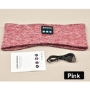 Diadema inalámbrica con Bluetooth para música, banda para el sudor elástica deportiva para correr, diademas para dormir, auriculares con altavoz