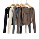 Korean Style Y2k Striped Stitching T-shirt Women 2 In 1 Shrug Set Co-ord Crop Shrug and Corset Tank Tops Set