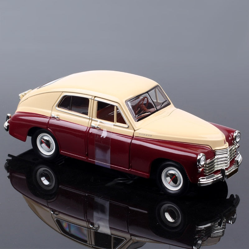 Road Signature 1:24 Scale Russia Soviet Union Gorky Gaz M20 Pobeda Gaz-M20 Cars Sedan Diecast Vehicles Model Toys Gifts Yatming