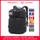 Tactical Backpack 50L Military Backpack Assault Tactical Infantry Rucksack Sports Camping Big Capacity Hiking Bag Backpacks