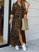 ZANZEA Women's Dress Vintage Shirt Vestido De Mujer Casual Solid Ropa De Mujer 2022 Female Lapel Neck Party Dress