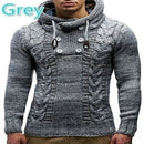 Gestrickte Herren Pullover Bluse Langarm Kapuzenpullover Pullover Herren 2022 Herbst Winter Plus Size Strickwaren Pull Homme 3XL