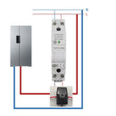 Tuya Smart WiFi Electricity KWH Meter Din Rail Single Phase 110V 230V with 50A 63A CT AC Meter App Real Time Monitor Power