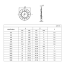 NINDEJIN 410pcs/set internal tooth lock washer assortment kit 304 stainless steel m3 m4 m5 m6 m8 m10 star lock washer DIN6797J