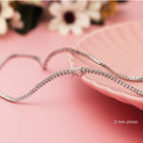 Solid Real 925 Sterling Silver 16/17/18/20/22/24 Inch Tennis Chain Choker Pave 2/3/4/5 mm Shiny Zircon Necklace For Men/Women