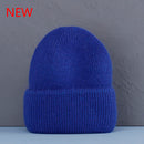 Hot Selling Winter Hat Real Rabbit Fur Winter Hats For Women Fashion Warm Beanie Hats Women Solid Adult Cover Head Cap