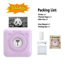 Peripage A6 304dpi Mini Impresora de bolsillo Bluetooth Impresora térmica de fotosRed Marrón Amarillo para teléfono móvil Android IOS Regalo