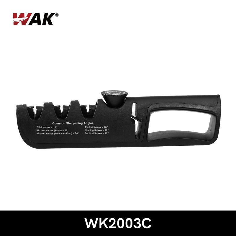 WAK Knife Sharpener 5 in 1 Adjustable Angle Black Red Kitchen Grinding Machine Professional Knife Scissors Sharpening Tools