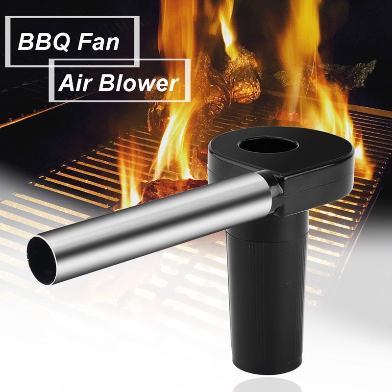 Soplador de fuego portátil, ventilador eléctrico para barbacoa, soplador de aire, utensilio de carbón, encendedores para cocinar, estufa, Picnic, parrilla de carbón, barbacoa