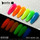 Beautilux Poly Acryl Gel Kit 15gx6pcs extensión rápida mejora de uñas semipermanente uñas francesas arte DIY juego de manicura de construcción