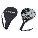 2021 New Professional Carbon Fiber Padel Tennis Racket Soft Face Paddle Tennis Racquet with Bag Cover
