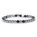 Cool Weight Loss Magnetic Therapy Bracelet Health Care 6mm Beads Hematite Bracelet Natural Stone Moonstone Charm Jewelry Pulsera